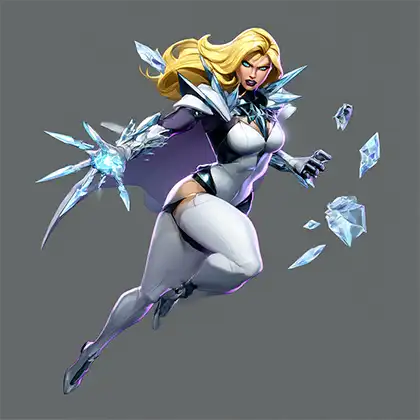 Marvel Rivals Golden Diamond Emma Frost Skin Boost