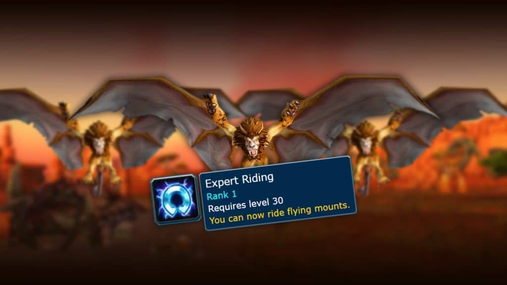 TBC Flying Mount trainer location + epic flying price 