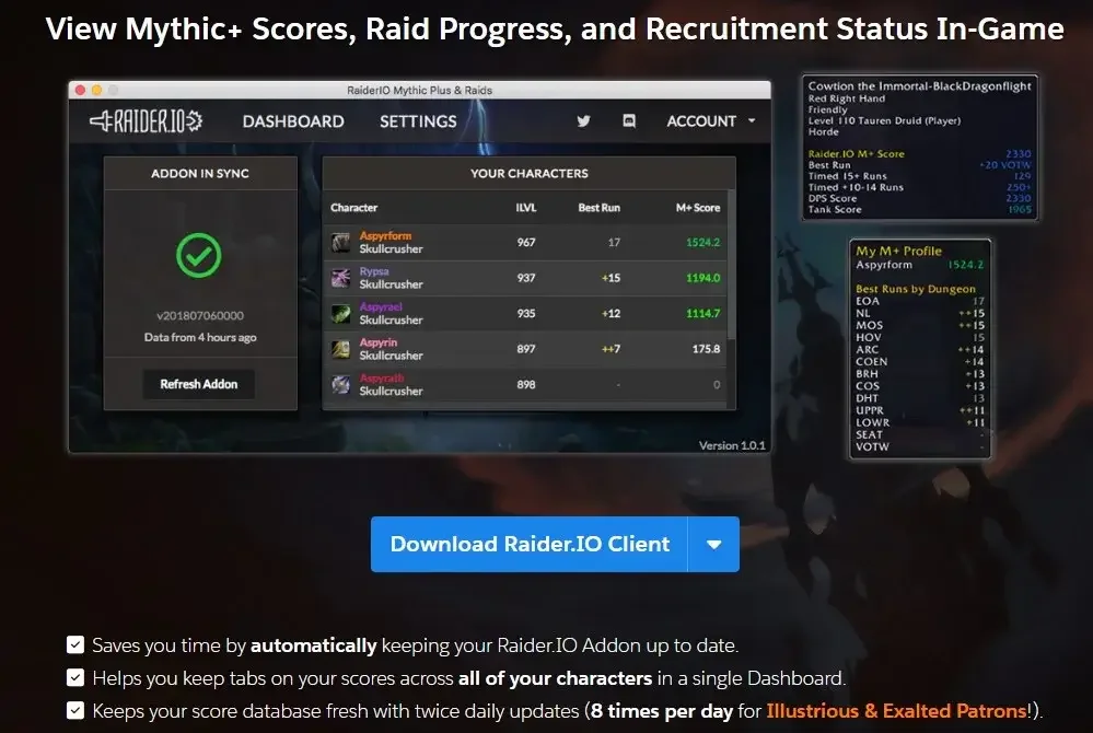 Mythic + Leaderboard? - Dungeons, Raids and Scenarios - World of