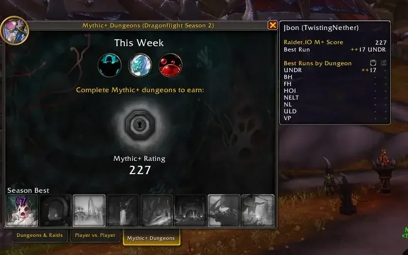 Clever tip makes finding the perfect WoW Mythic+ dungeon a breeze