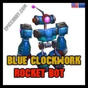 Blue-Clockwork Rocket Bot